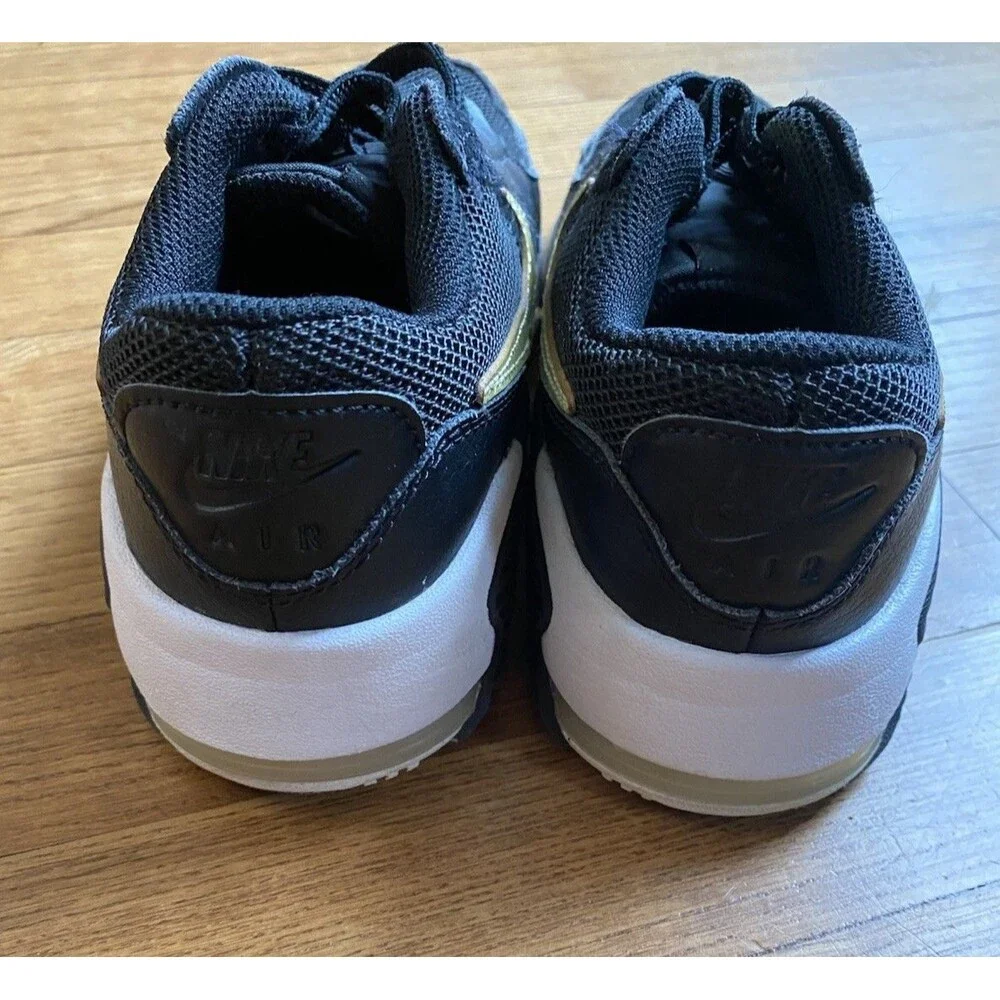Nike Air Max Excee (PS) Black/Gold Kids Sneakers - Size 3Y EUC CD6892-006